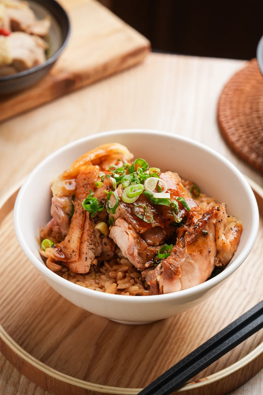 香蔥醬雞腿飯